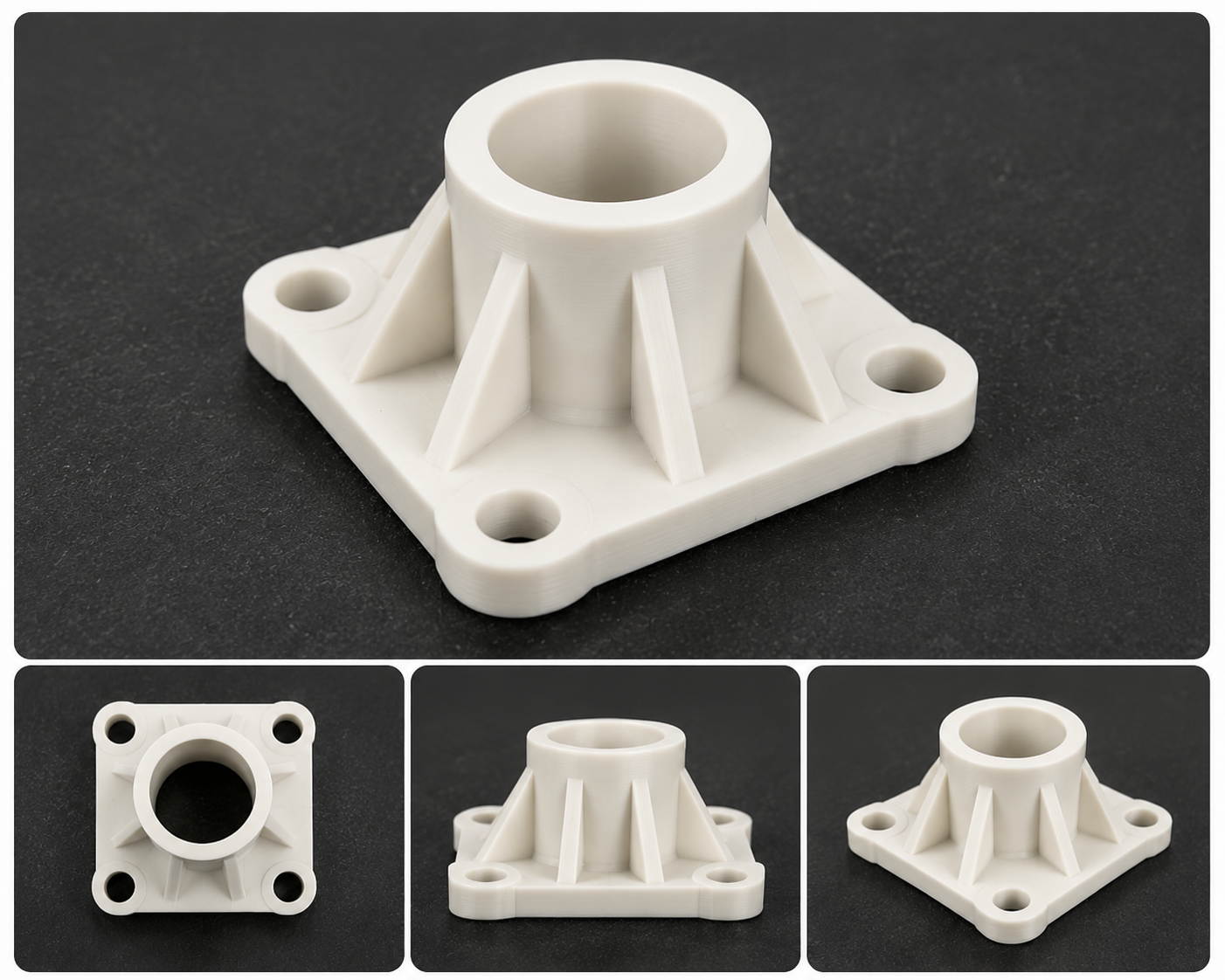 Finished 3D printed bracket part