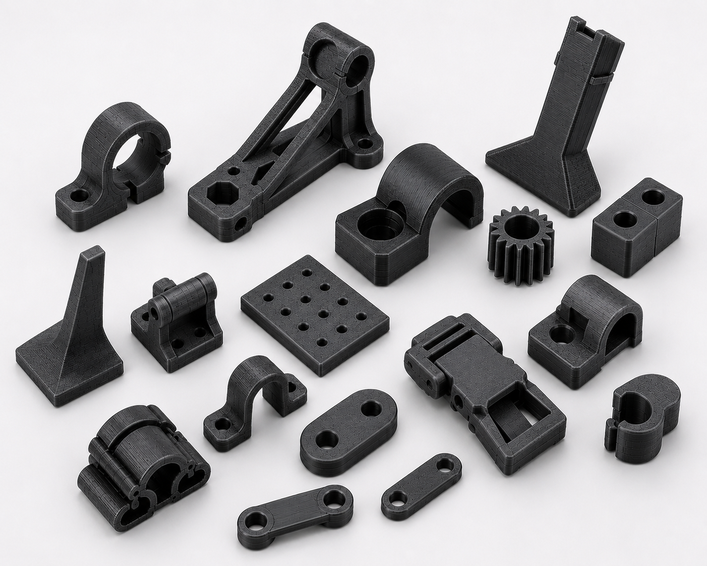 PETG 3D printed parts with chemical resistance