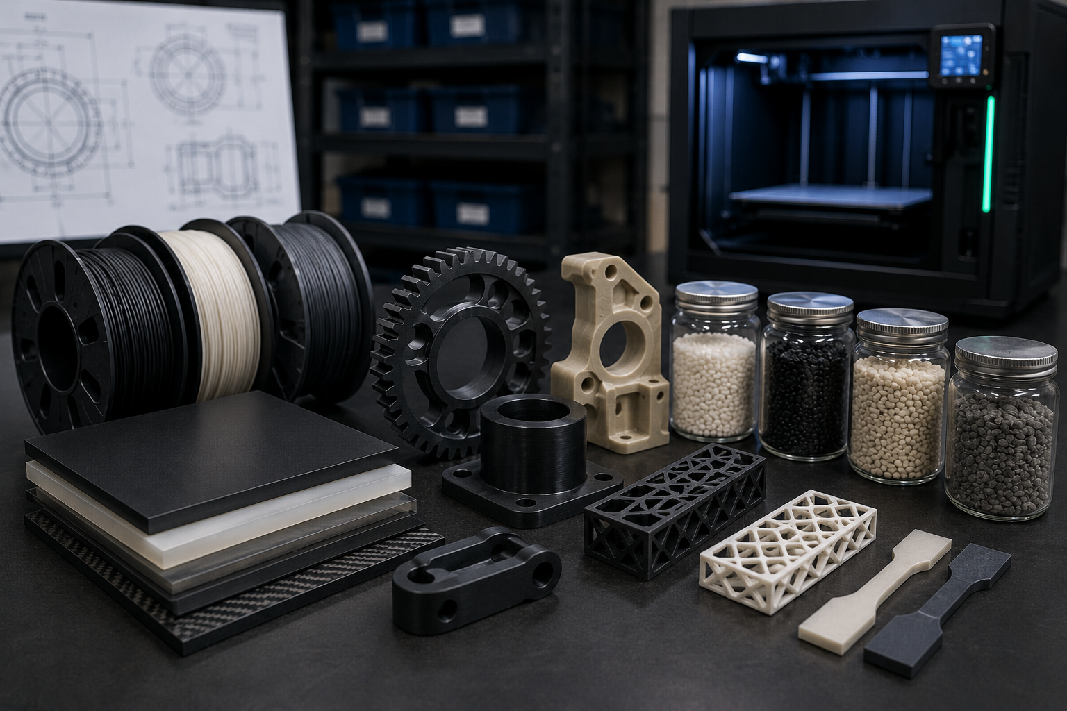 Low-volume 3D printed production parts