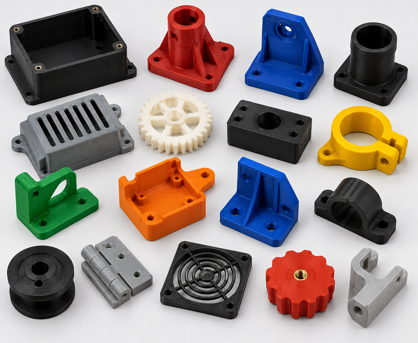 ABS 3D printed parts with heat resistance and toughness